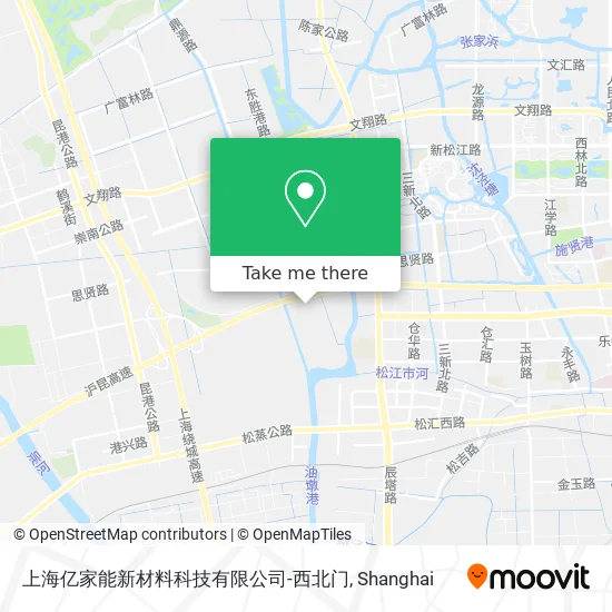 上海亿家能新材料科技有限公司-西北门 map
