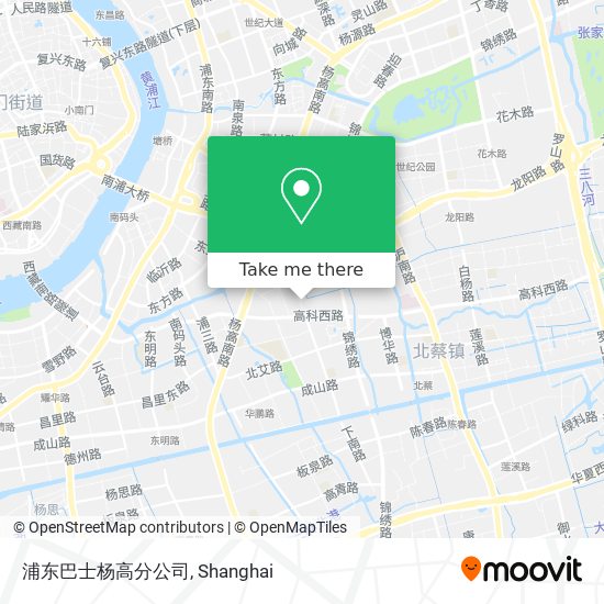浦东巴士杨高分公司 map
