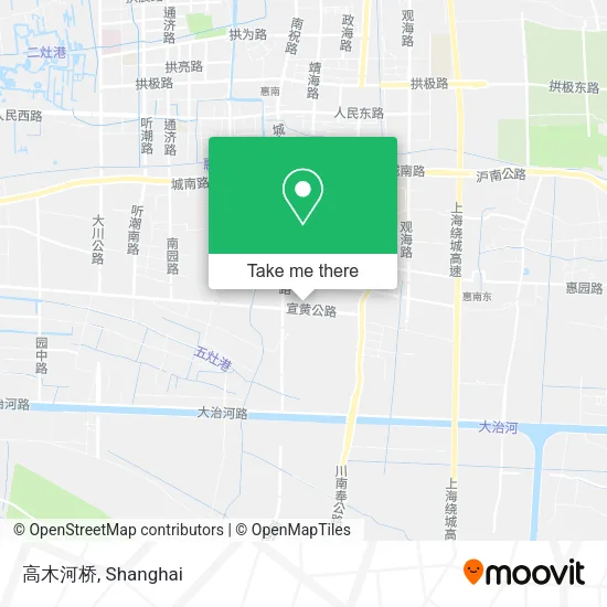 高木河桥 map