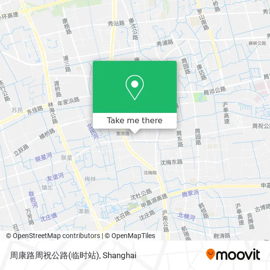 周康路周祝公路(临时站) map