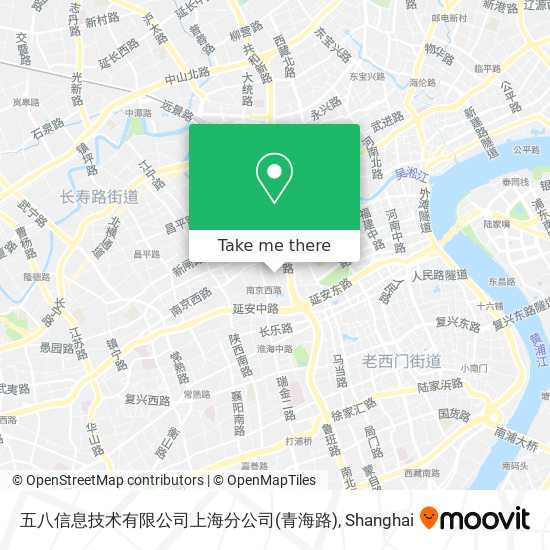 五八信息技术有限公司上海分公司(青海路) map