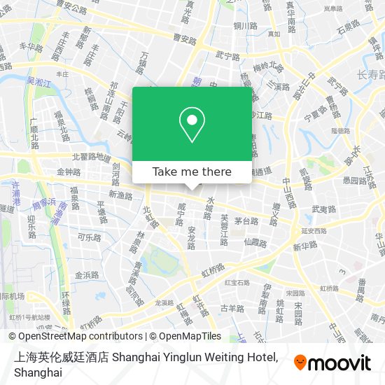 上海英伦威廷酒店 Shanghai Yinglun Weiting Hotel map