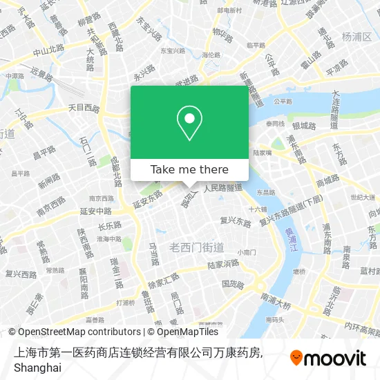 上海市第一医药商店连锁经营有限公司万康药房 map