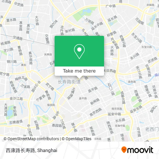 西康路长寿路 map