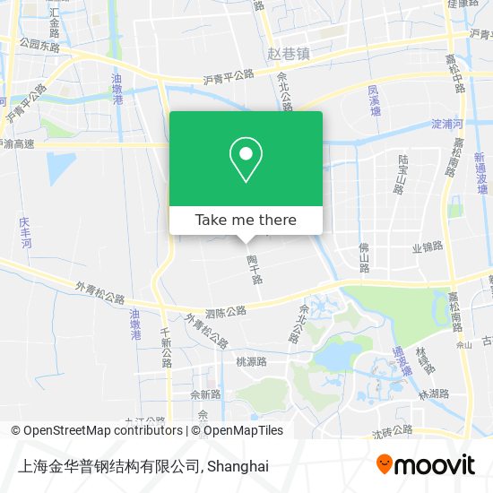 上海金华普钢结构有限公司 map