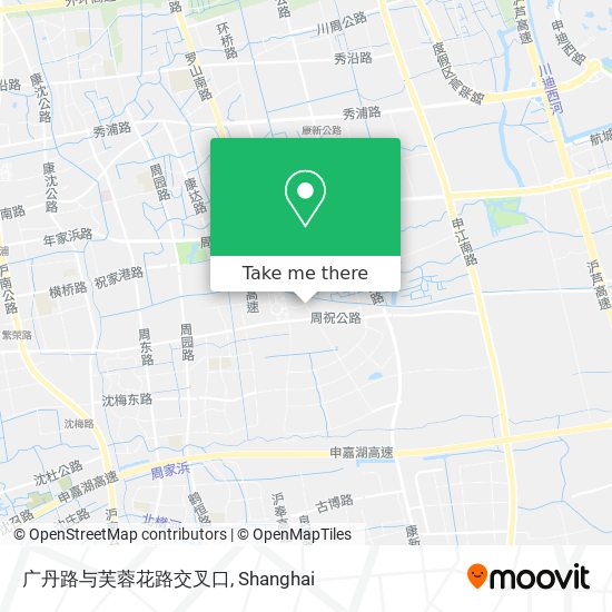 广丹路与芙蓉花路交叉口 map