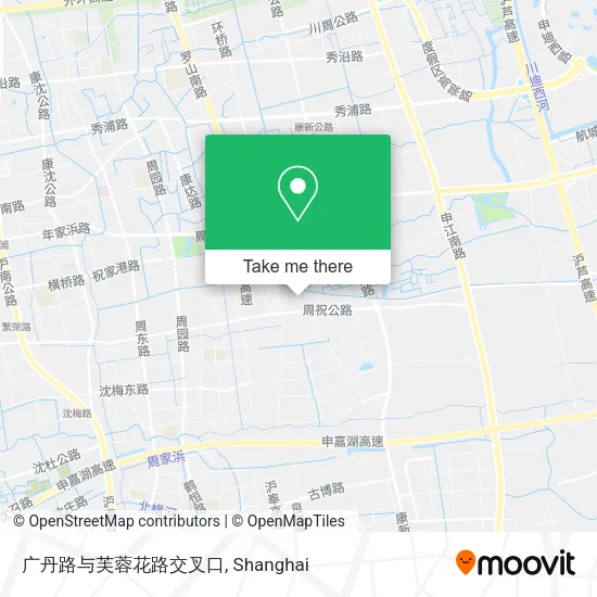 广丹路与芙蓉花路交叉口 map