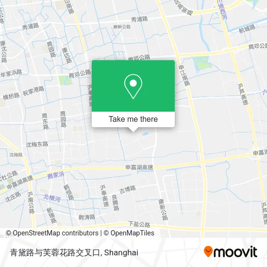 青黛路与芙蓉花路交叉口 map