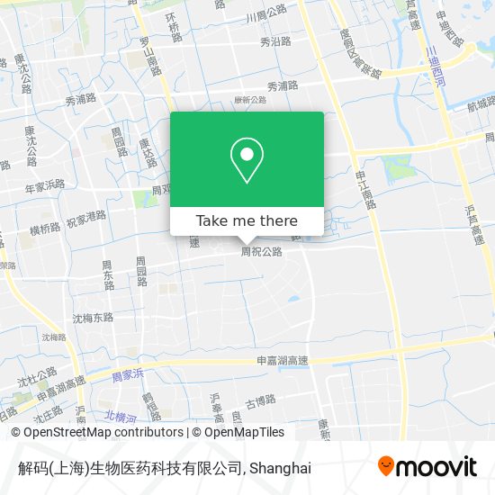 解码(上海)生物医药科技有限公司 map