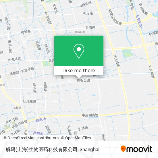 解码(上海)生物医药科技有限公司 map