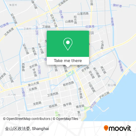 金山区政法委 map