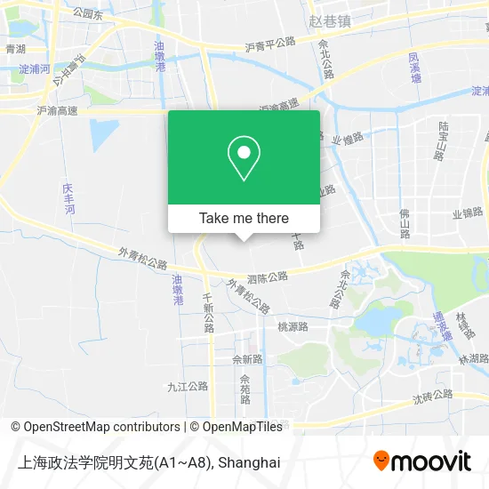 上海政法学院明文苑(A1~A8) map