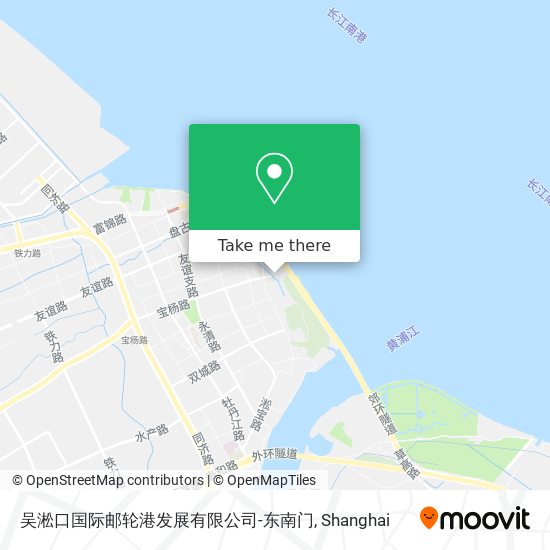 吴淞口国际邮轮港发展有限公司-东南门 map