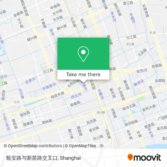 瓶安路与新苗路交叉口 map