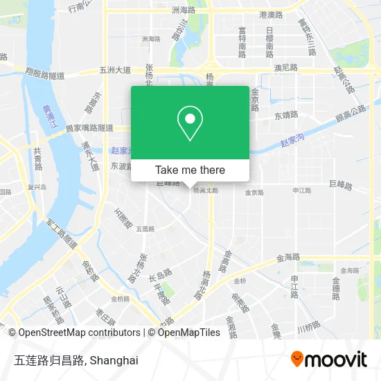 五莲路归昌路 map