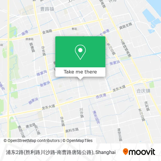 浦东2路(胜利路川沙路-南曹路唐陆公路) map