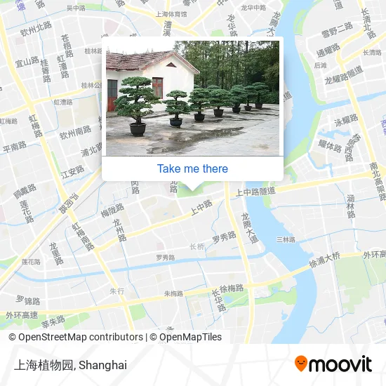 上海植物园 map