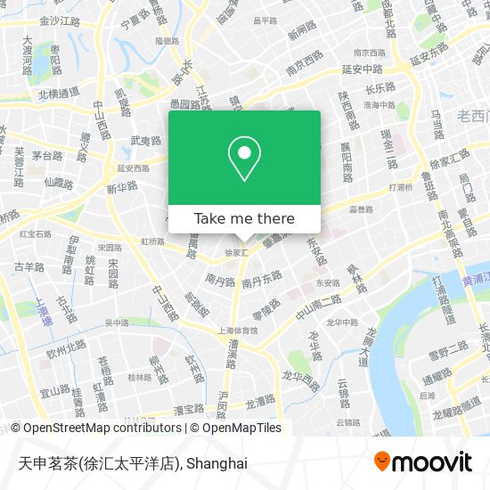 天申茗茶(徐汇太平洋店) map