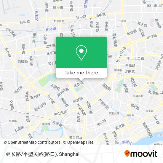 延长路/平型关路(路口) map
