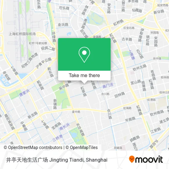 井亭天地生活广场 Jingting Tiandi map