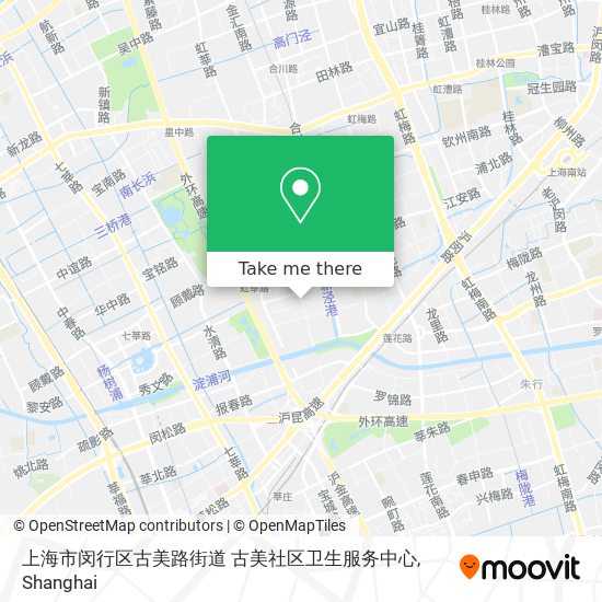 上海市闵行区古美路街道 古美社区卫生服务中心 map