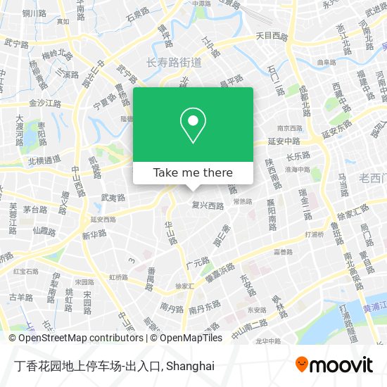 丁香花园地上停车场-出入口 map
