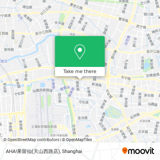 AHA!果留仙(天山西路店) map