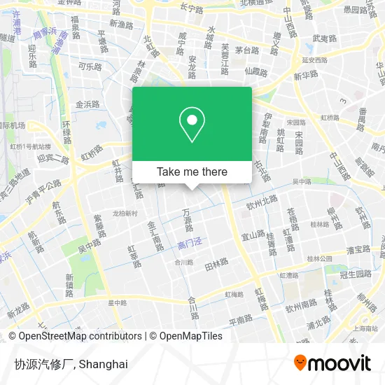 协源汽修厂 map