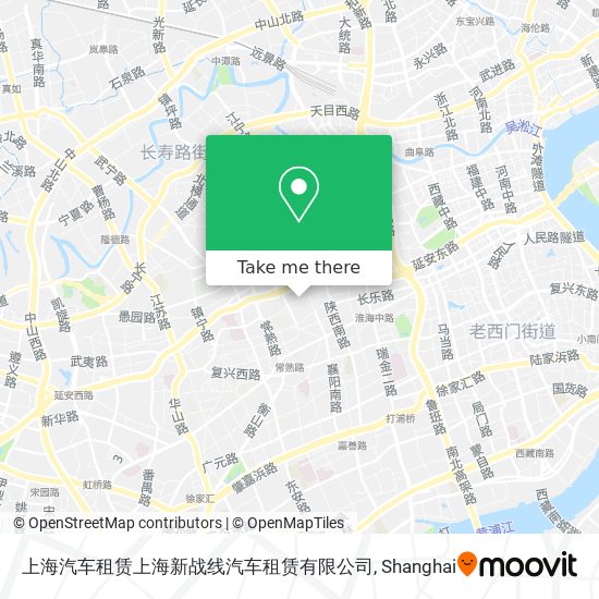 上海汽车租赁上海新战线汽车租赁有限公司 map