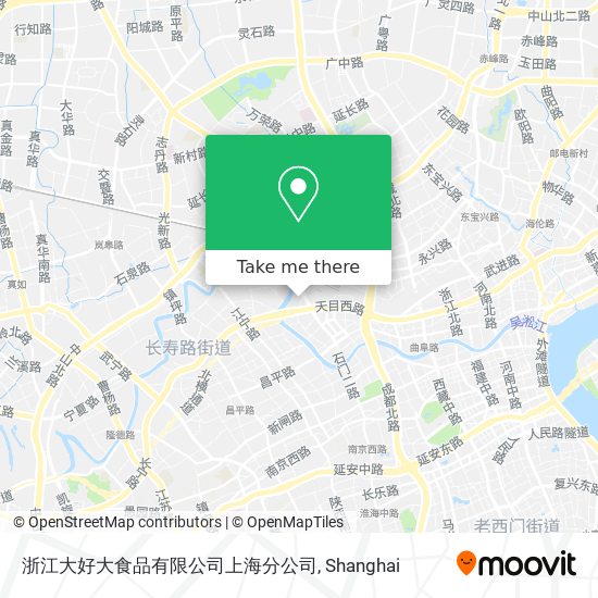 浙江大好大食品有限公司上海分公司 map