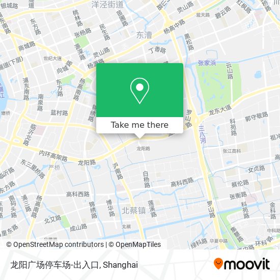 龙阳广场停车场-出入口 map