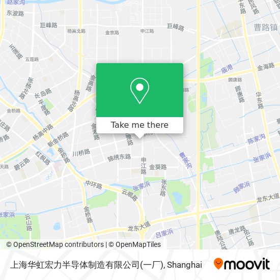 上海华虹宏力半导体制造有限公司(一厂) map