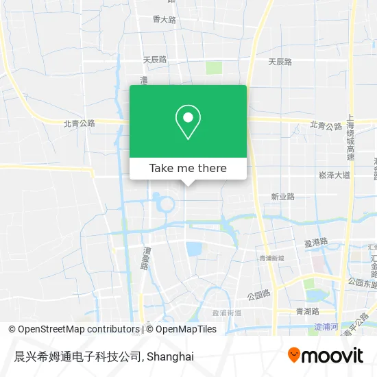 晨兴希姆通电子科技公司 map