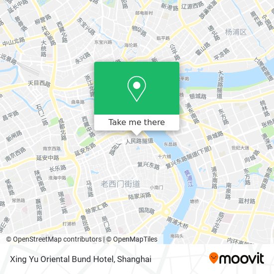 Xing Yu Oriental Bund Hotel map
