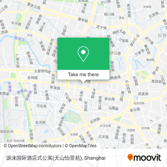源涞国际酒店式公寓(天山怡景苑) map