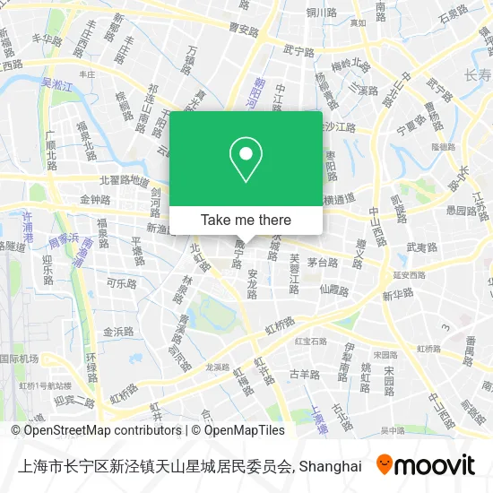 上海市长宁区新泾镇天山星城居民委员会 map