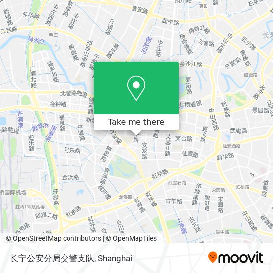 长宁公安分局交警支队 map