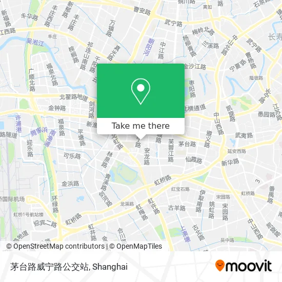 茅台路威宁路公交站 map