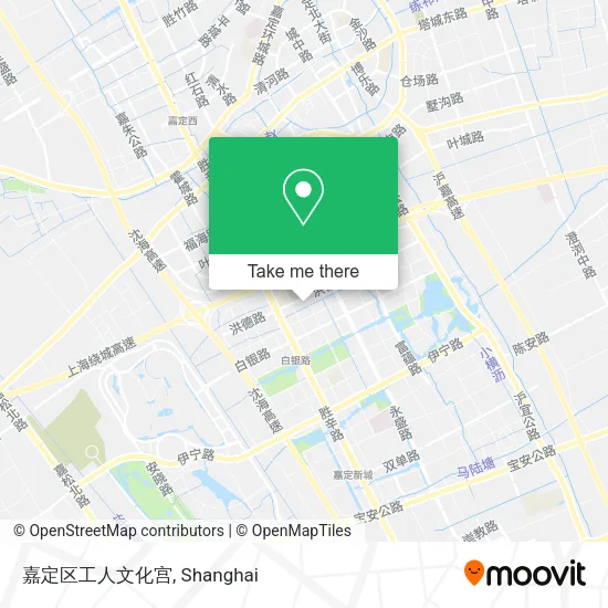 嘉定区工人文化宫 map