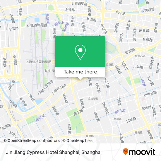 Jin Jiang Cypress Hotel Shanghai map