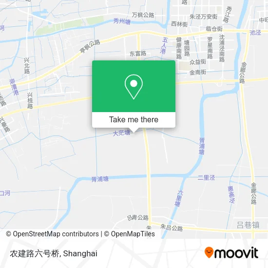 农建路六号桥 map