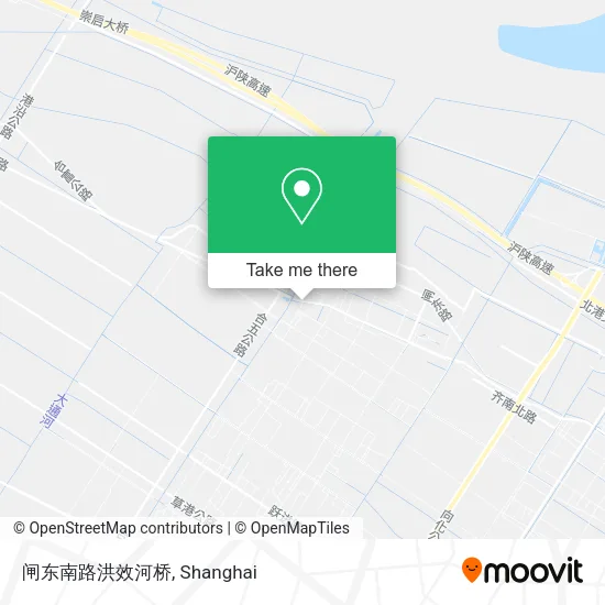 闸东南路洪效河桥 map