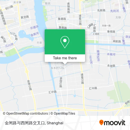 金闸路与西闸路交叉口 map