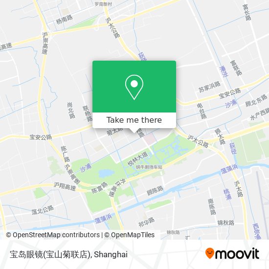 宝岛眼镜(宝山菊联店) map