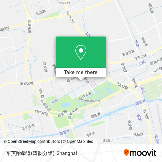 东英跆拳道(涛韵分馆) map