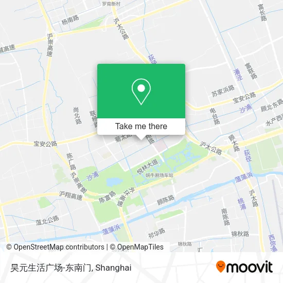 昊元生活广场-东南门 map