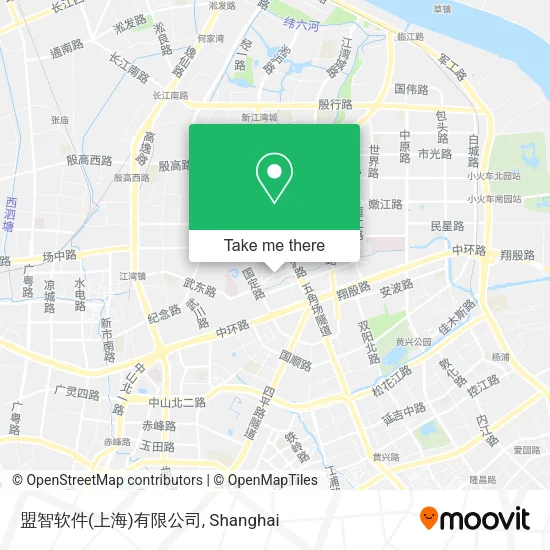 盟智软件(上海)有限公司 map