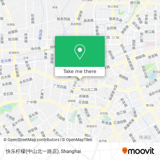 快乐柠檬(中山北一路店) map