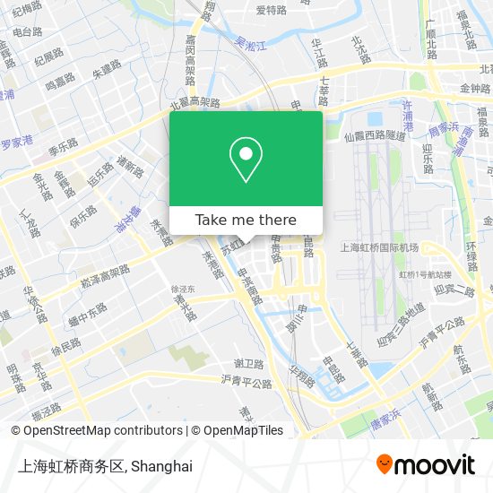 上海虹桥商务区 map
