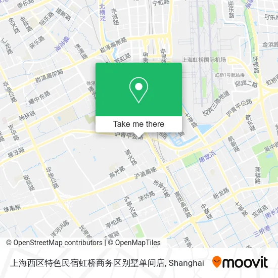 上海西区特色民宿虹桥商务区别墅单间店 map